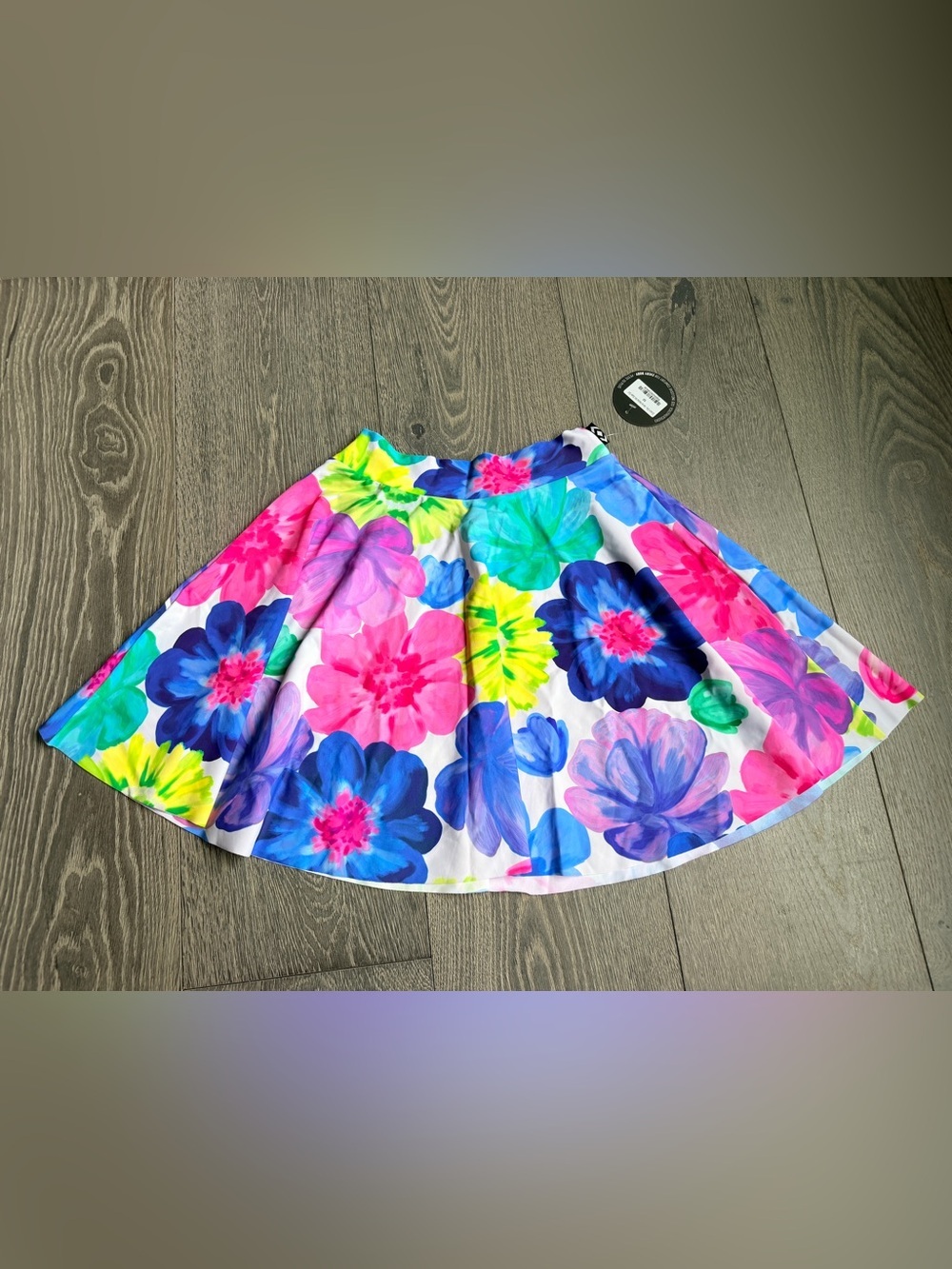 Exotica ExoticAthletica Glossom Silky Narrow Waisted Mini Skater Skirt Size M
